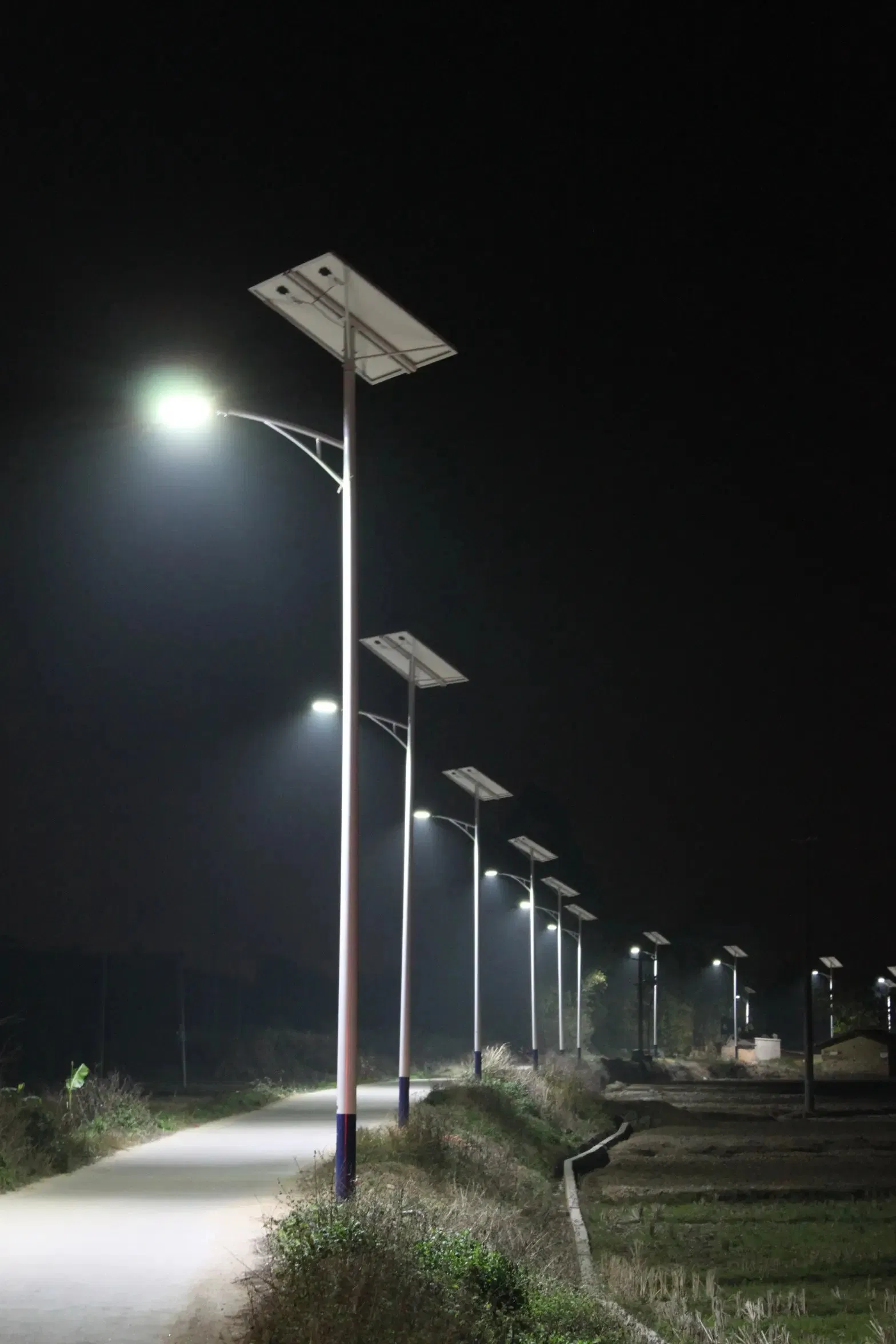 All in Two Integrated Solar LED Power Street Light with 5 Years Warranty