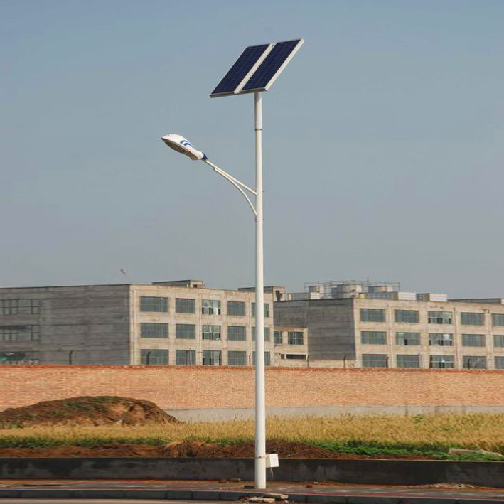 Outdoor Steel Pole LED Hybrid Vertical Wind Turbine Solar Street Light