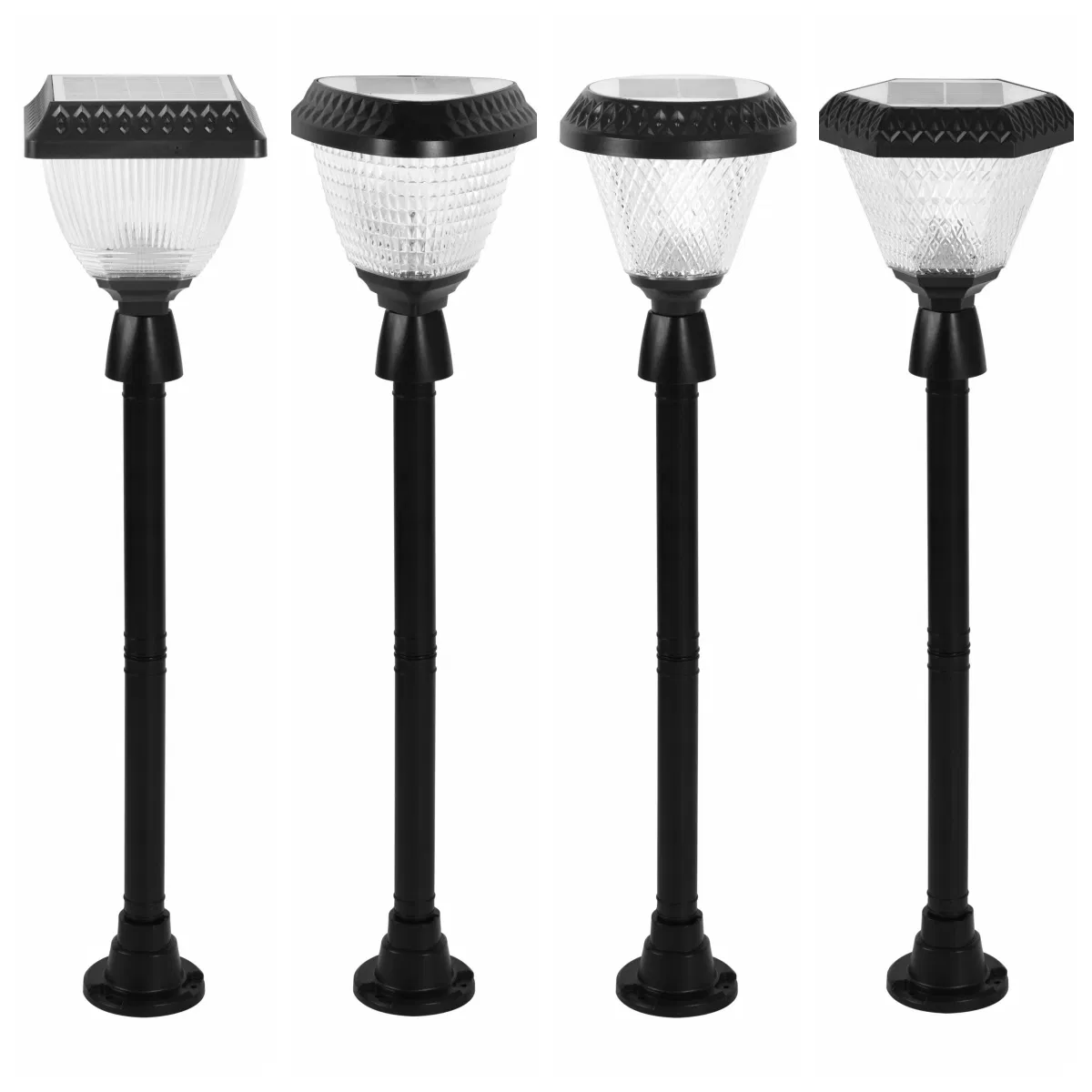 Elegant Solar LED Pathway Lights for Garden Walkways