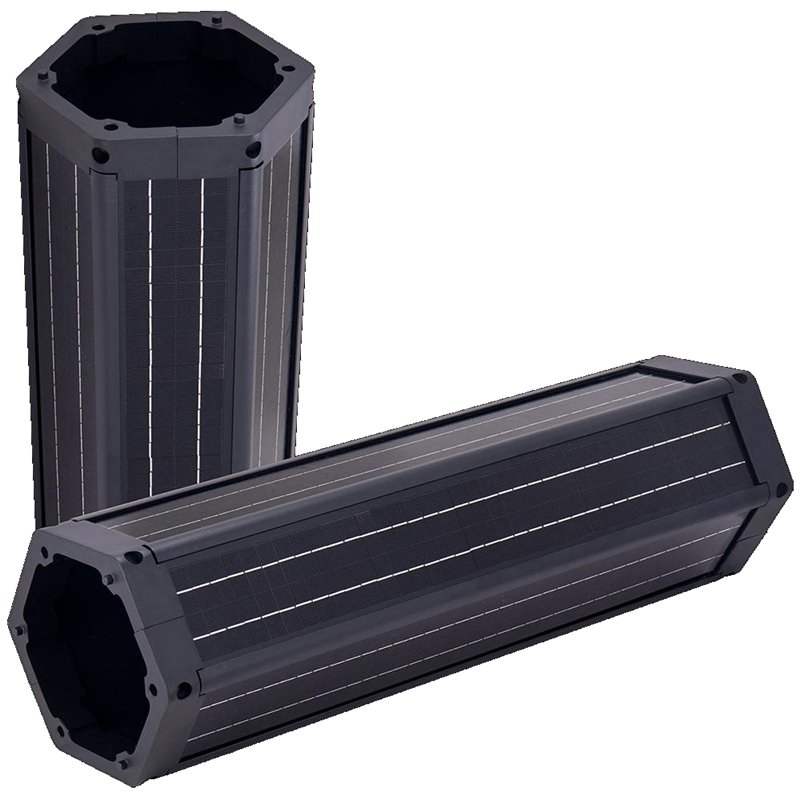 40W 60W 80W 100W 150W Vertical Wrap Solar Panel Street Light Pole with Adjustable Solar Street Light