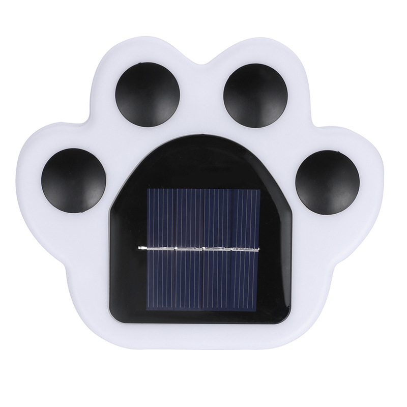 Solar Paw Print LED Garden Yard Outdoor Decorative Pathway Light