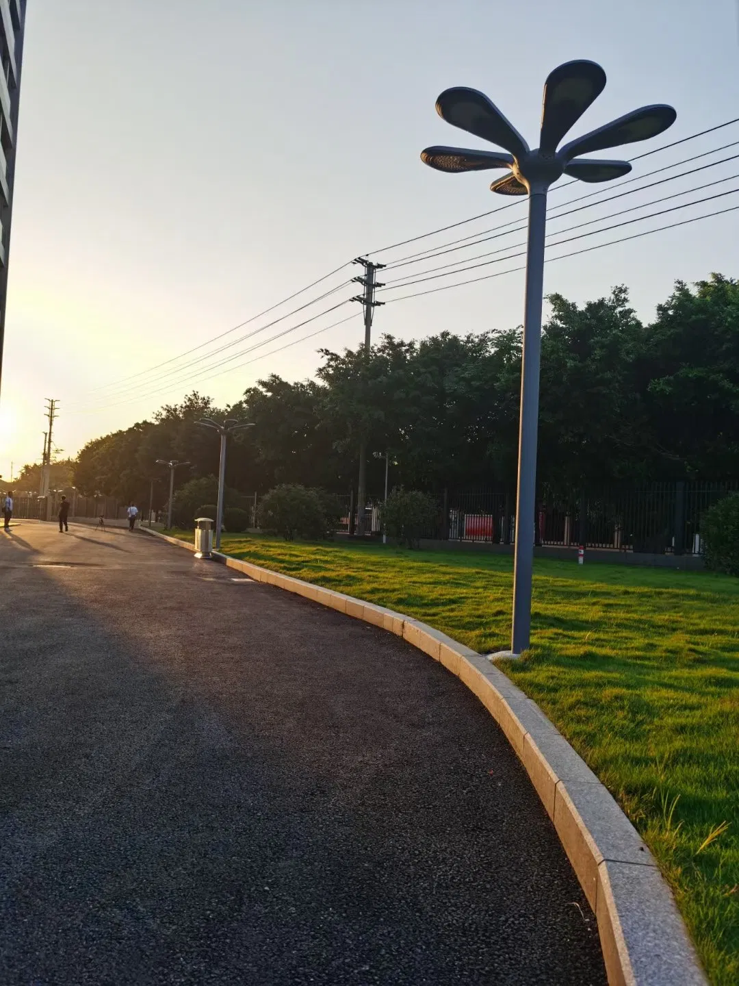 Aluminumstreet LED Luminaria Pole Mounted Pathway Parklot Home Yard Solar LED Garden Light