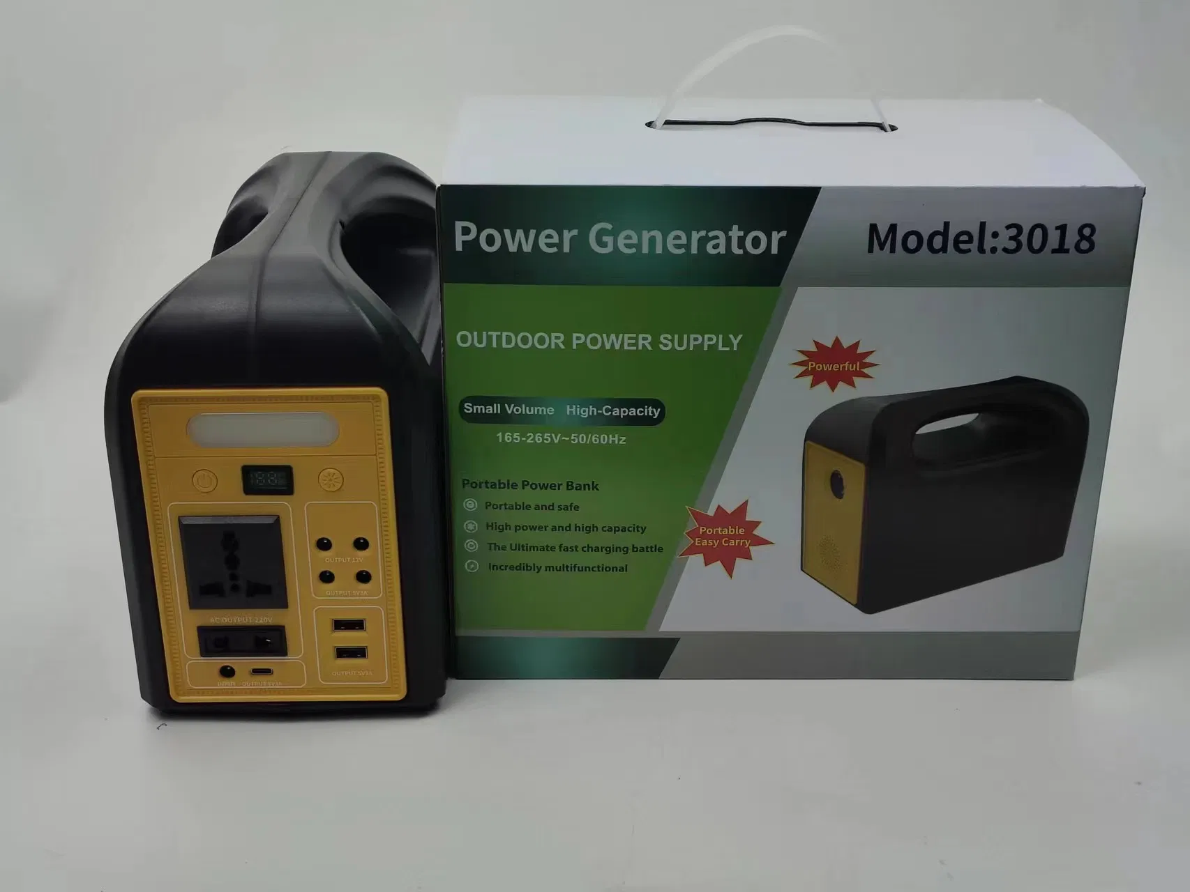 Portable Supporting Solar TV, Solar Fan, Business Laptop Charging, off-Grid Home Lighting Solar Home System