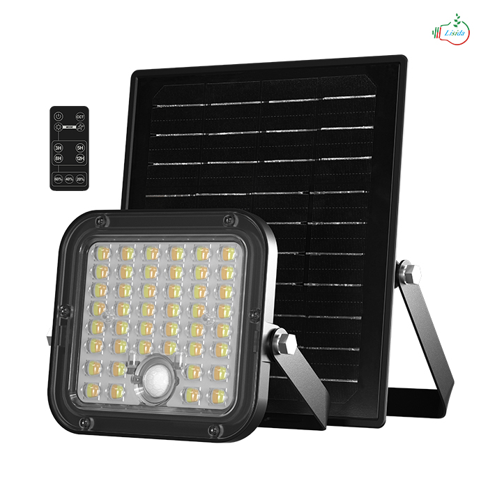 Truly Tested Bright IP65 Waterproof 2 CCT LEAD Factory Real Bright Cube Solar LED Flood Light 1500lm