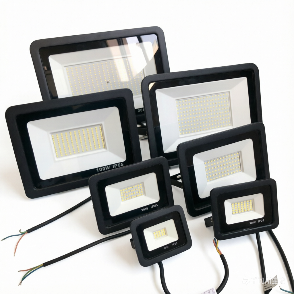 High Brightness IP66 Waterproof Outdoor Stadium Lighting Flood Light AC220V 200W Yard Large Scale Lighting