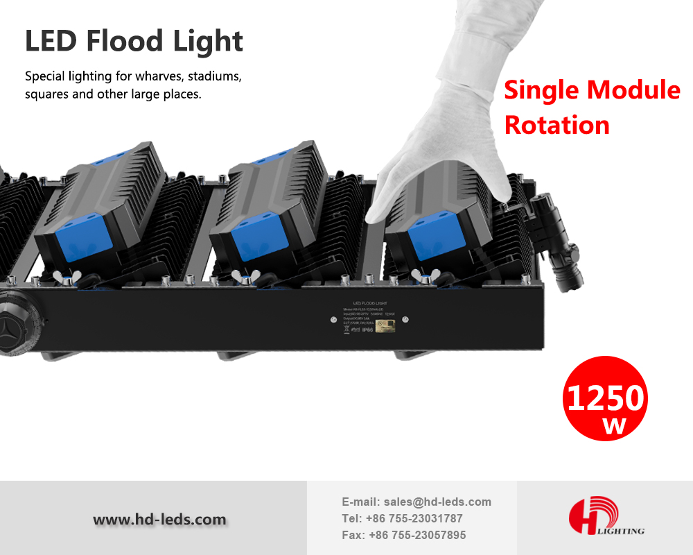 High Power 1000W for Football Field Tennis Court Plaza IP66 Sports Light Led Flood Light