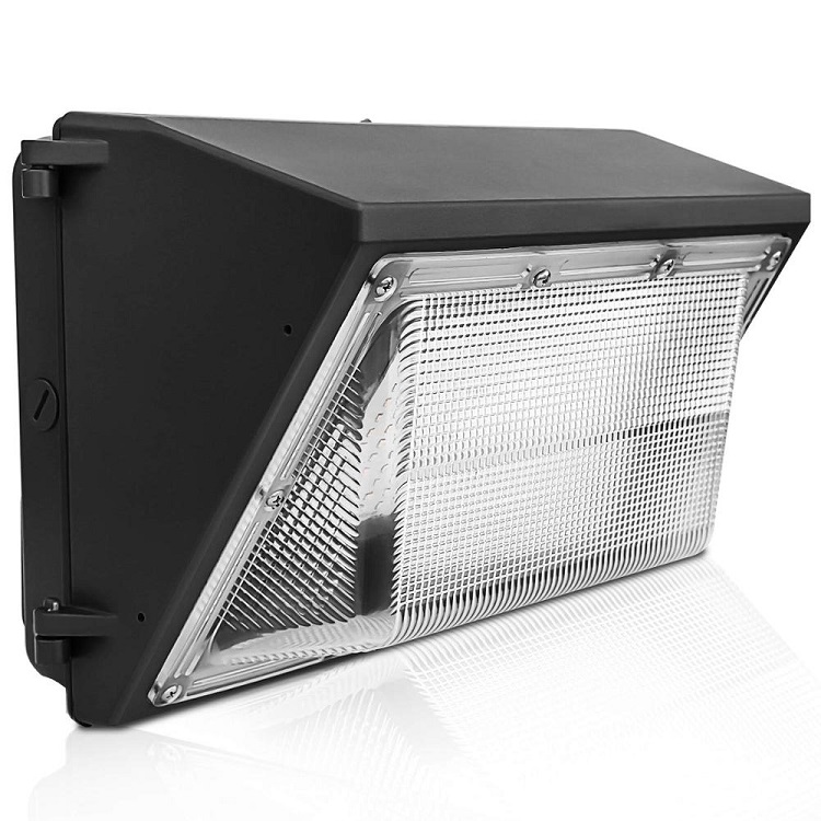 LED Wall Pack Light 80w HPS/HID Equivalent Outdoor Warm White Aluminum Base PC Body Waterproof Square Design for Garden