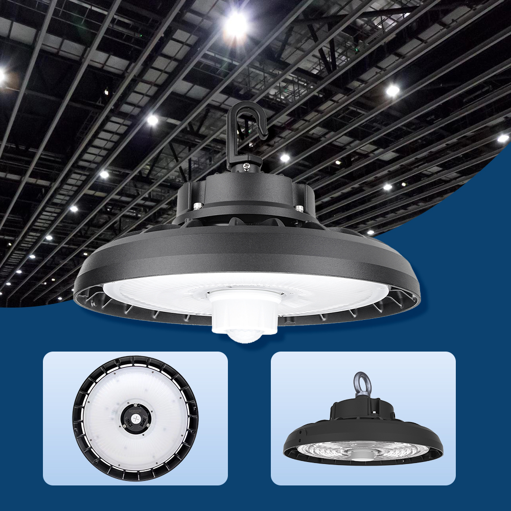 DLC LED UFO High Bay Light 100W 150W 200W 300W Range For Warehouses And Factories