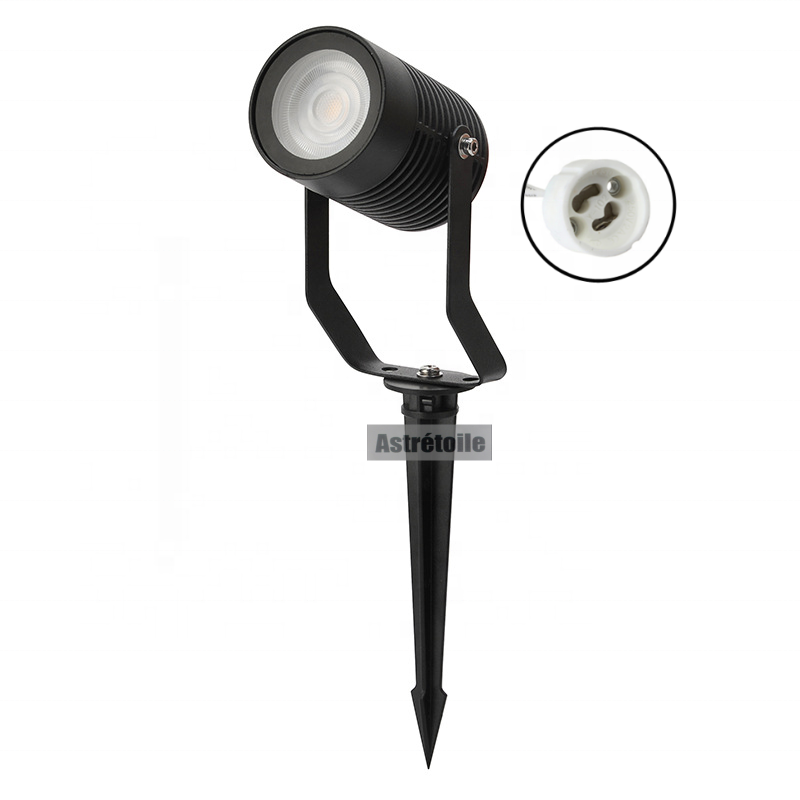 GU10 MR16 Garden Spike Light Detail 1