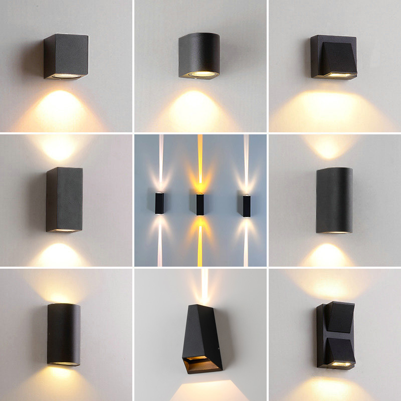 High Quality Outdoor up Down Lighting Wall Mounted Outdoor Led Wall Light Aluminum Body Decorative Outdoor Wall Lamps for Home