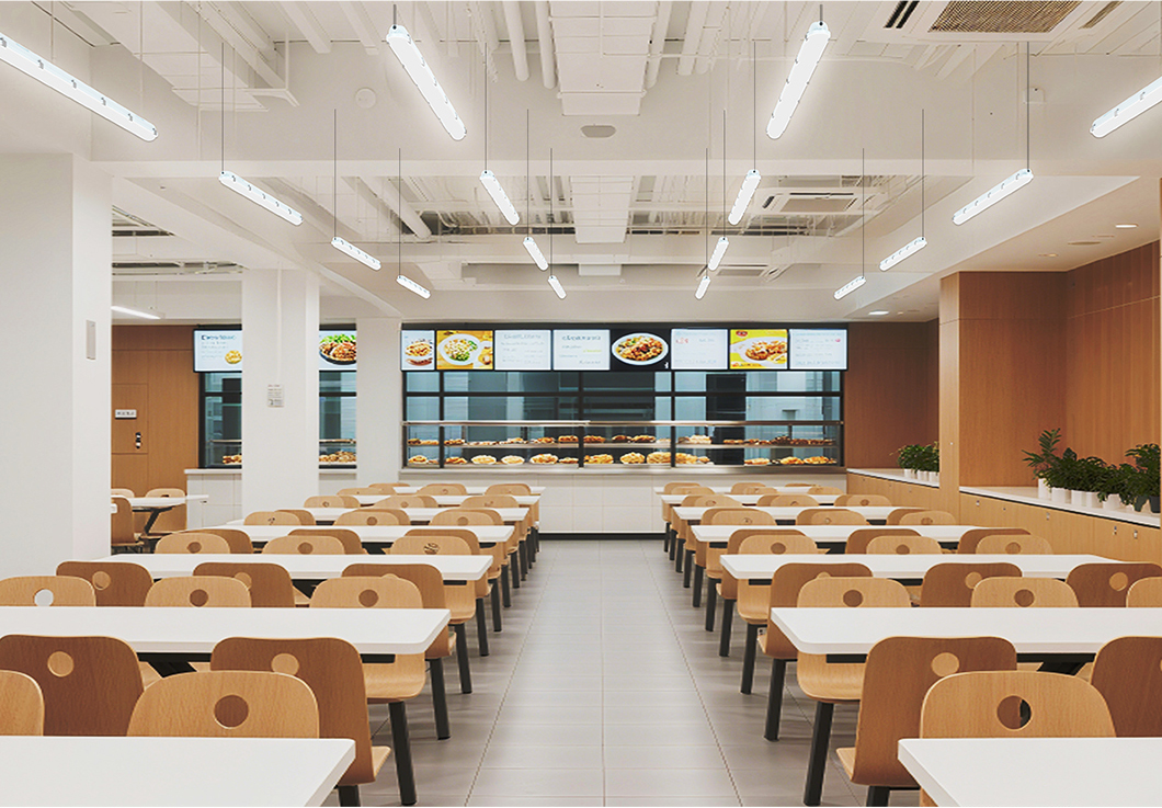 Stock in US LED Tri-Proof Light 4ft 60W 3000K-6500K Wattage 5CCT Selectable IP65 Garage Batten LED Light