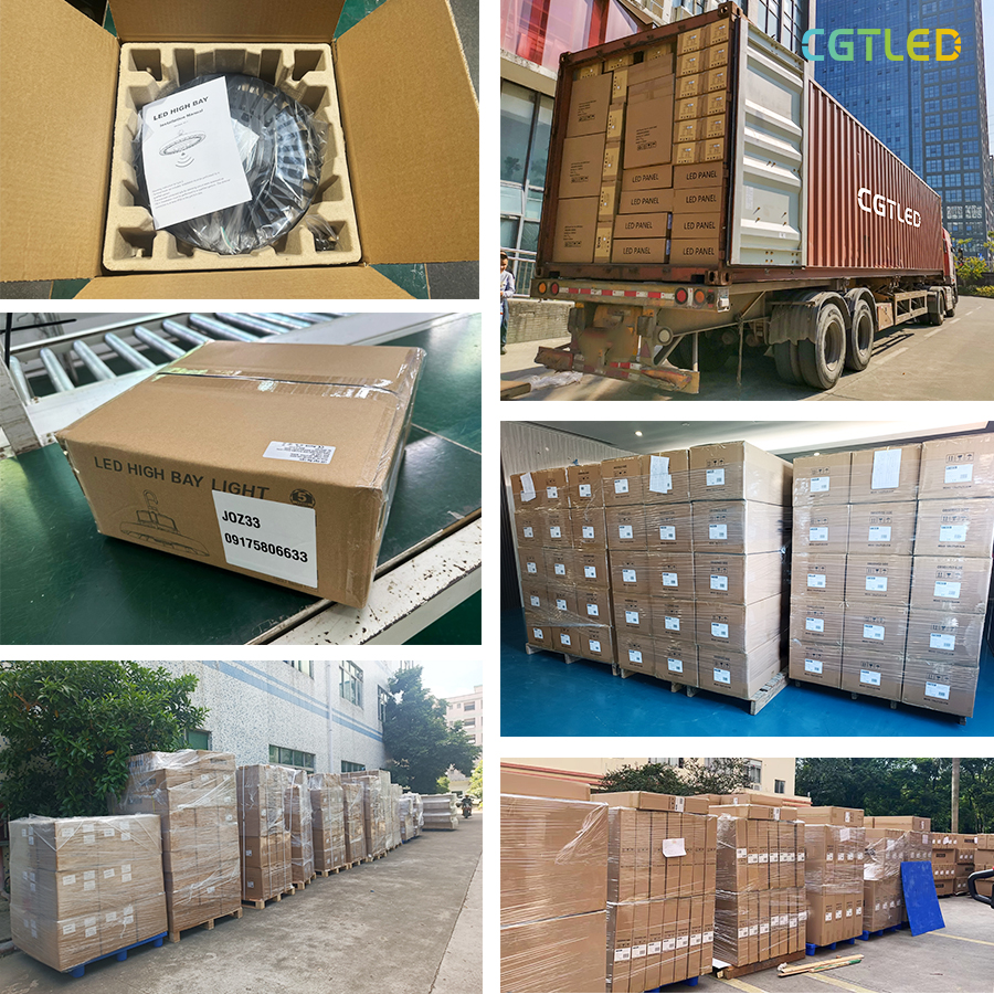 ETL DLC LED UFO Project 240W 200W 150W 100W Industrial Lighting System Lighting Fixture 100-277v High Bay Light
