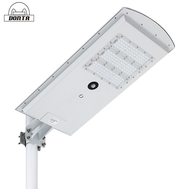 IP65 Waterproof Motion Sensor All in One Solar Powered Street Light 40w for Outdoor Neighborhood Road