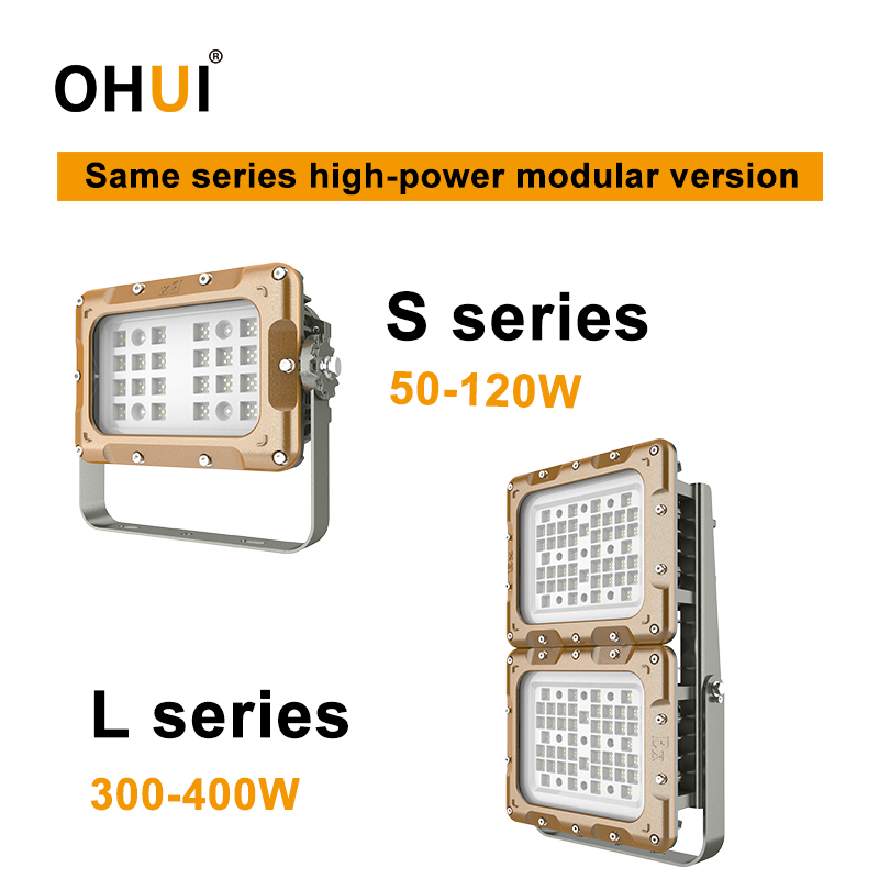Class I/II/III Div 1/2 IP66 LED Explosion Proof Light for Gas Station &amp; Industrial Use
