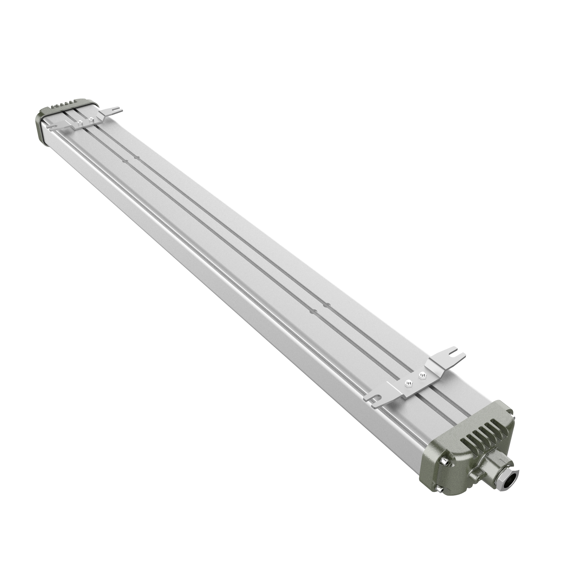 ATEX Certified IP66 20W 40W 60W Linear LED Explosion Proof Light for Chemical Industry