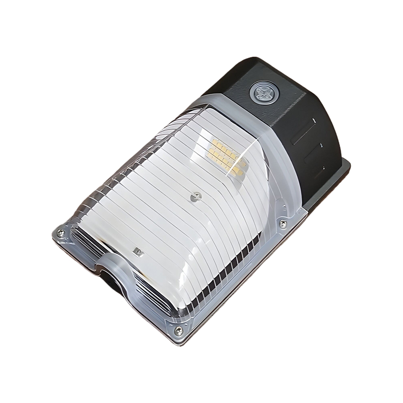Commercial Dusk to Dawn Photocell Outdoor Garage Wall Lamp AC110-277V Human Body Induction Sensor LED Wall Pack Light