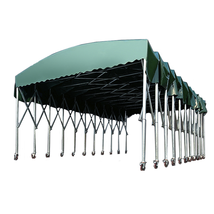 Push-pull Retractable Stadium Canopy Outdoor Electric Movable Warehouse Awning Tent Party Tent Size Can Be Customized