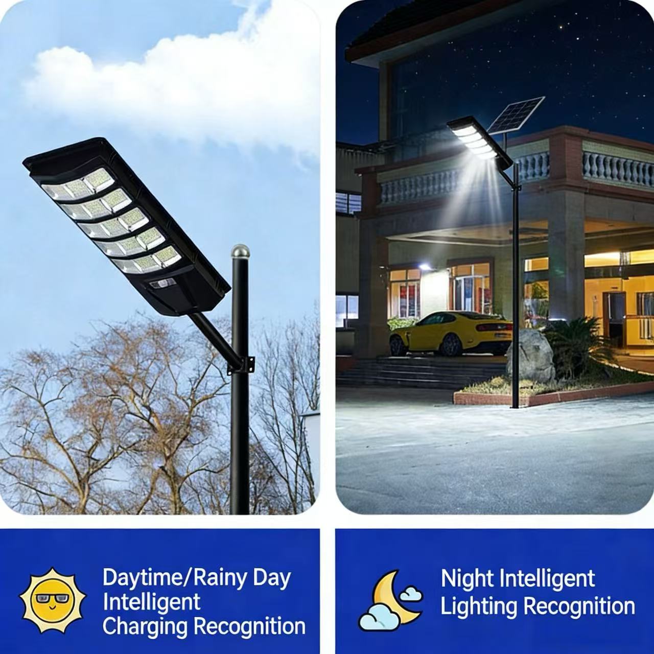New All-in-one Solar Street Light Waterproof Human Body Induction Outdoor Light Integrated Household Courtyard Road Lighting