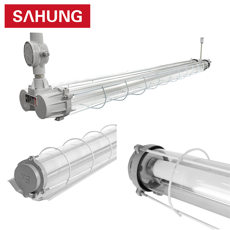 IP65 Waterproof Explosion-proof Led Light Working Light Tri-proof Garage Lamp Fire Proof T8 Tube Light Fixture