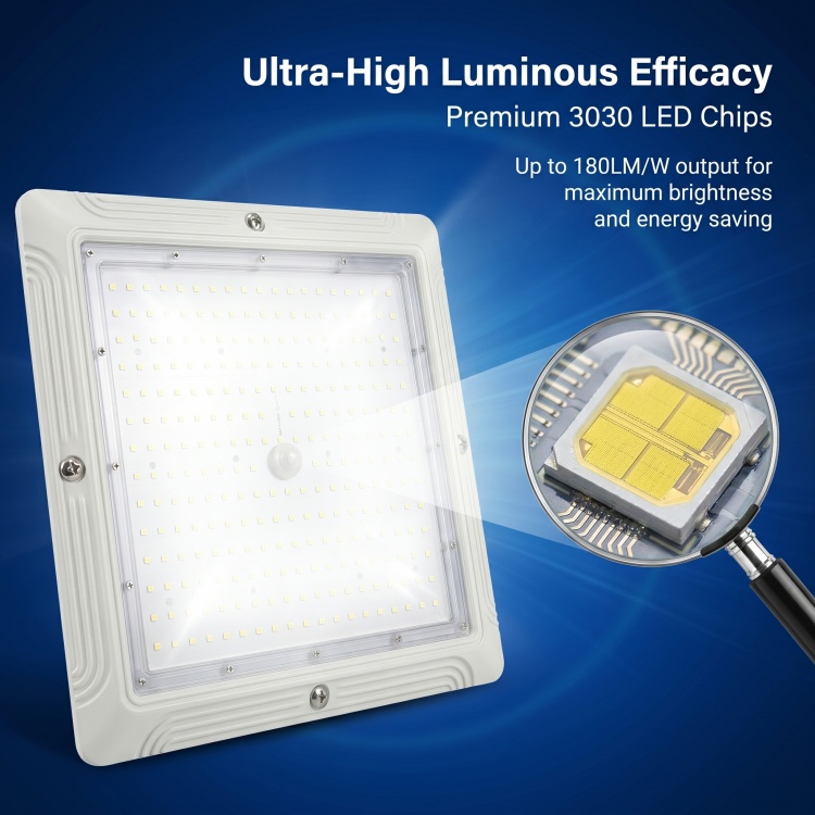 High Lumen 100W 150W 180W 200W LED Canopy Light Surface Mount for Gas Station Outdoor