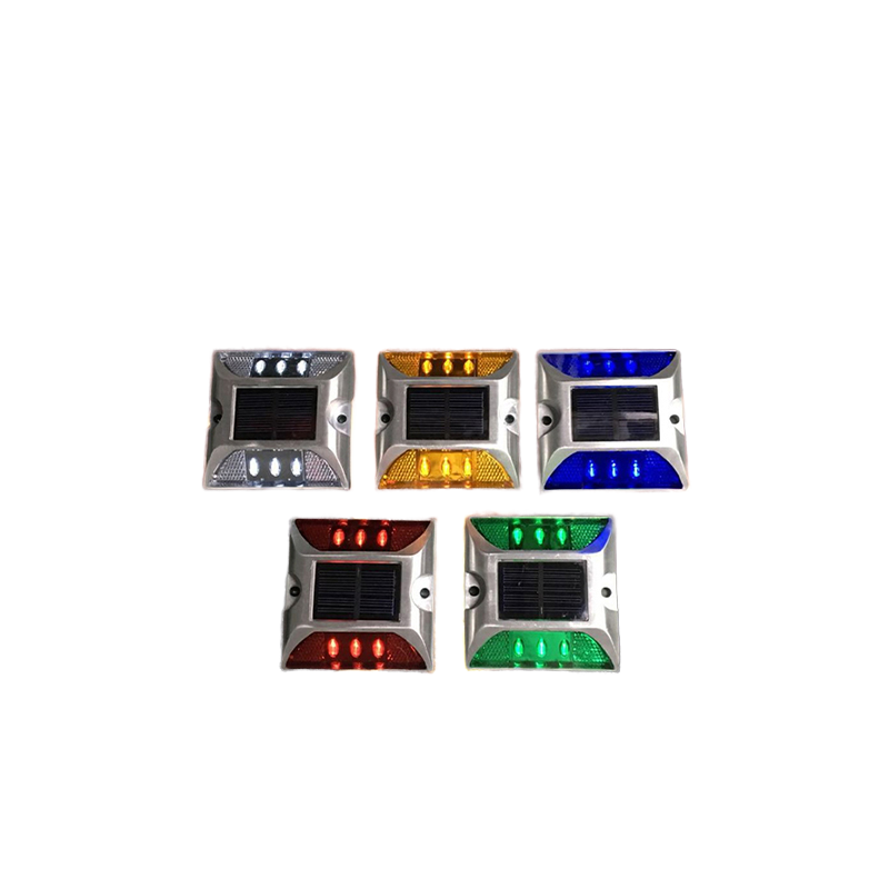 Aluminium Solar Powered LED Road Stud 3m Reflective Road Stud Cat Eyes For Road Safe