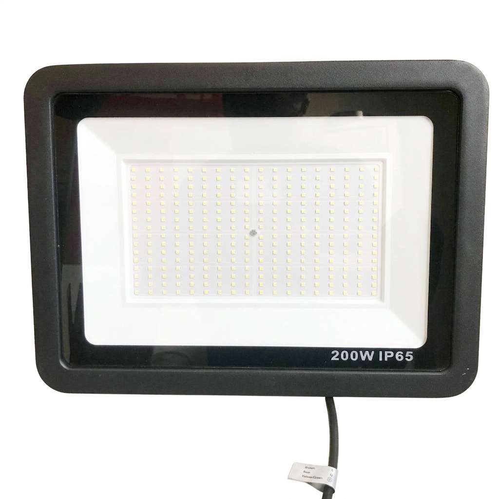 High Brightness IP66 Waterproof Outdoor Stadium Lighting Flood Light AC220V 200W Yard Large Scale Lighting