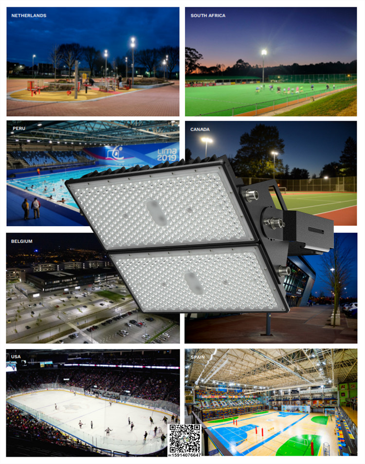ETL SAA 20 Years Manufacturer Patent Design 400 Watt 800 Watt 1000 Watt Stadium Led Lamp EMC NO Strobe Sosen Led High Mast Light