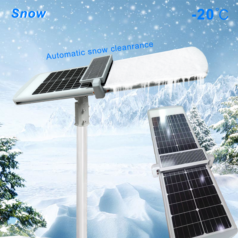 High Quality 30w 50w 60w 90w 100w 150w Automatic Auto Clean Self Cleaning Solar Street Light