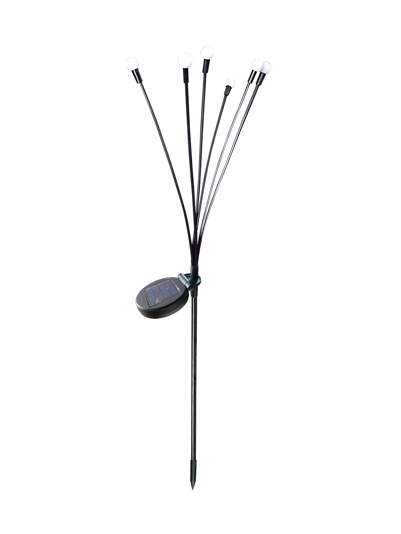 IP65 Waterproof Outdoor LED Firefly Lamp Solar &amp; Wind-Powered Garden Light Durable Plastic Christmas Decorations