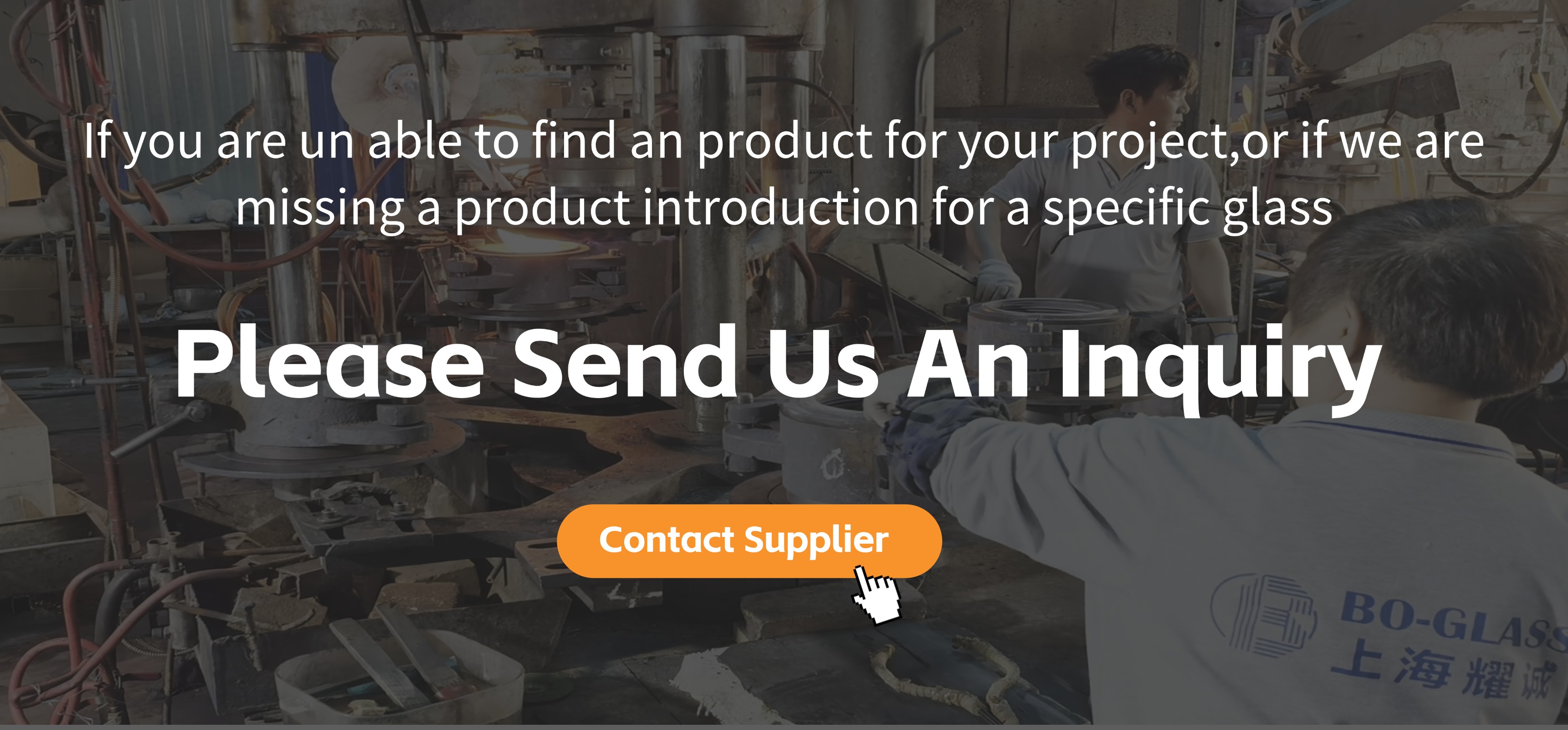 Industrial lighting glass parts