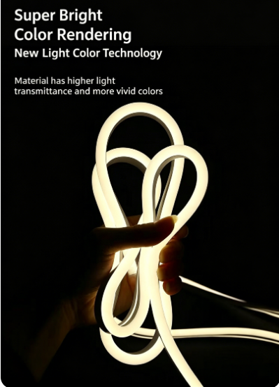 Customizable Silicone LED Neon Light Strips IP67 Rating CE ROHS used for Sports Stadiums