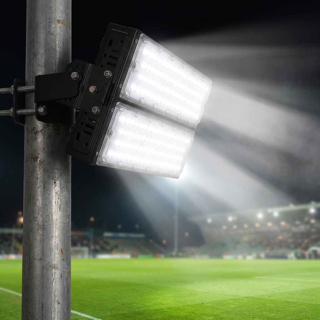 200W-400W SMD High Bright Outdoor LED Flood Light With Aluminum Profile Sports Stadiums IP65 Rated RoHS Certified
