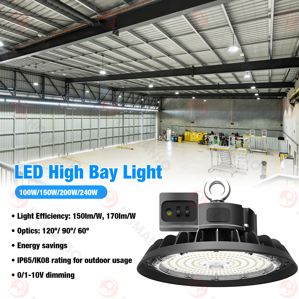 Super Bright UL ETL CE 150lm/w 250W 150W 200W 250W IP65 Highbay Lights