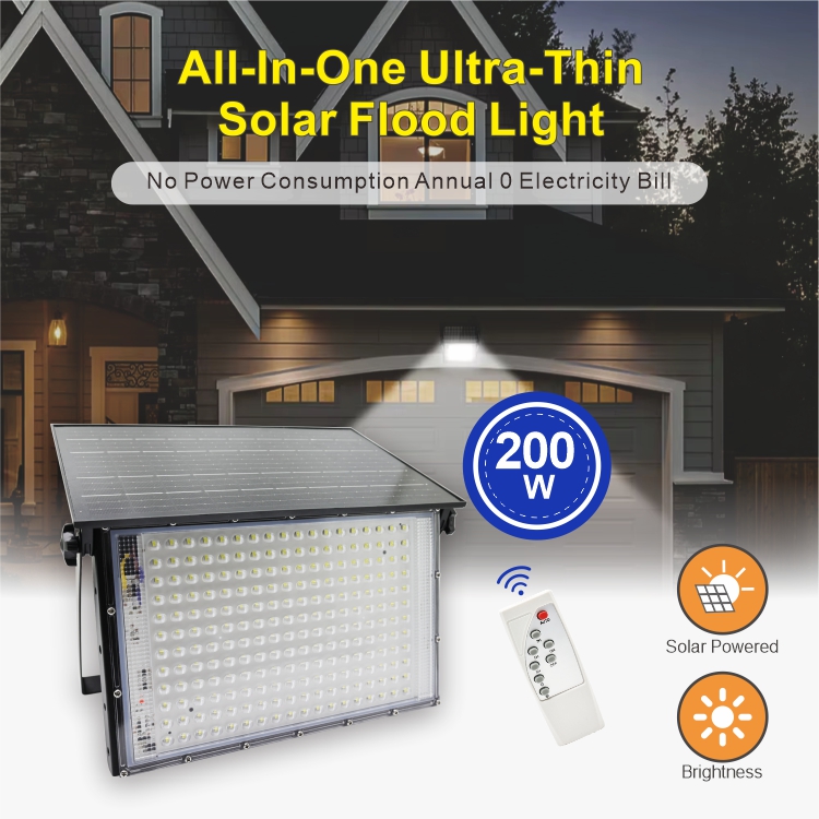 Solar LED Flood Light Detail 1