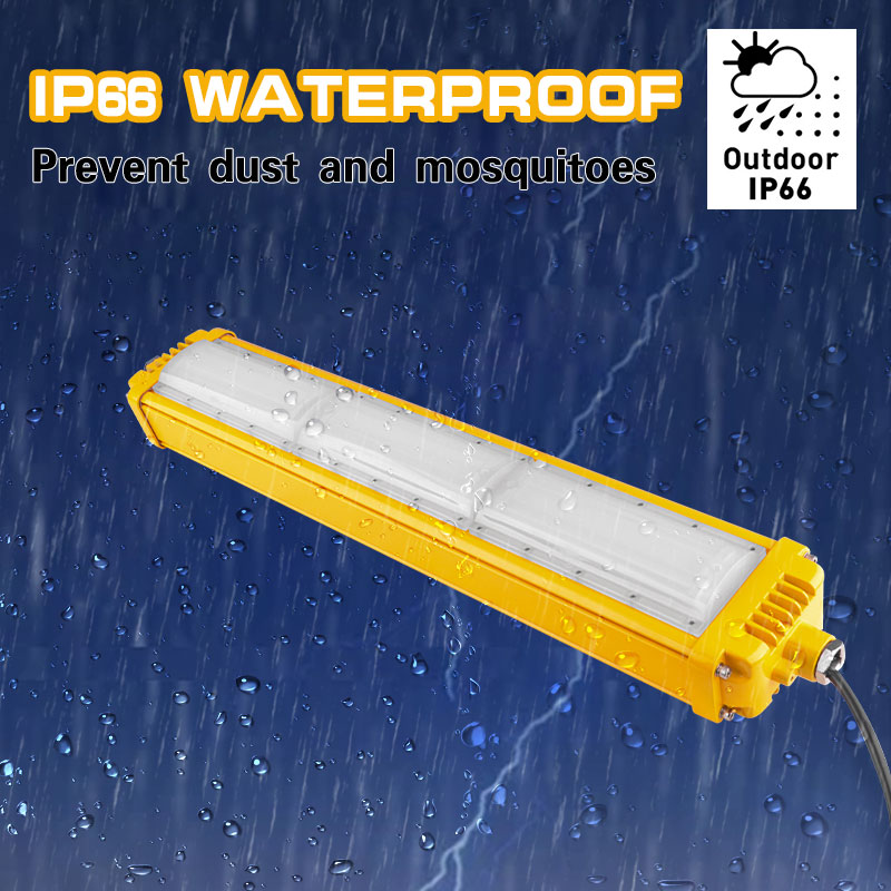 Suitable For Hazardous Locations IP66 Waterproof High Efficiency Aluminum Housing 100W 120W Explosion Proof Linear LED Light