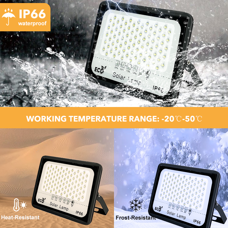 Solar Flood Lamp Wholesale Ip66 Waterproof Floodlight Outdoor Charge 300 400Watt Solar Led Flood Light Factory in Stock