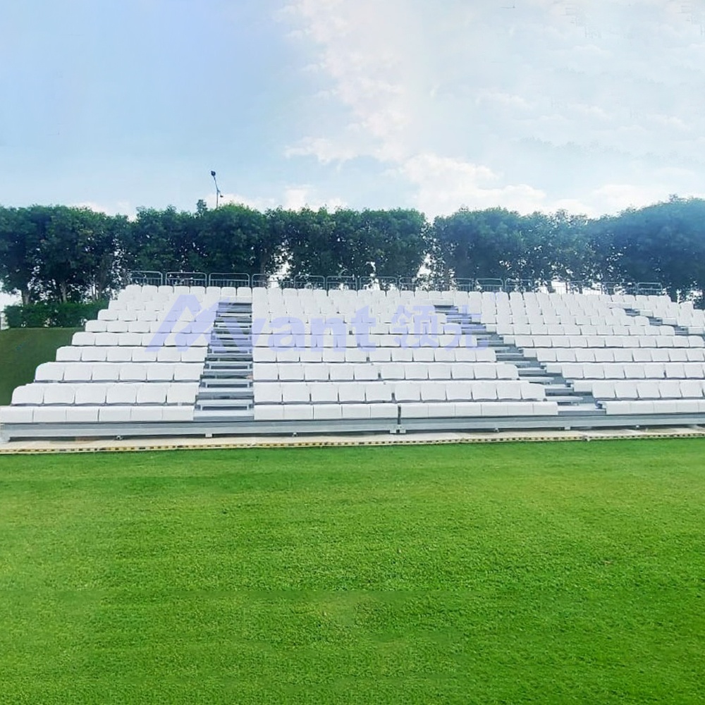 Avant Sports Metal Grandstands Temporary Stadium Seating Outdoor Retractable Grandstand Football Telescopic Mobile Bleachers