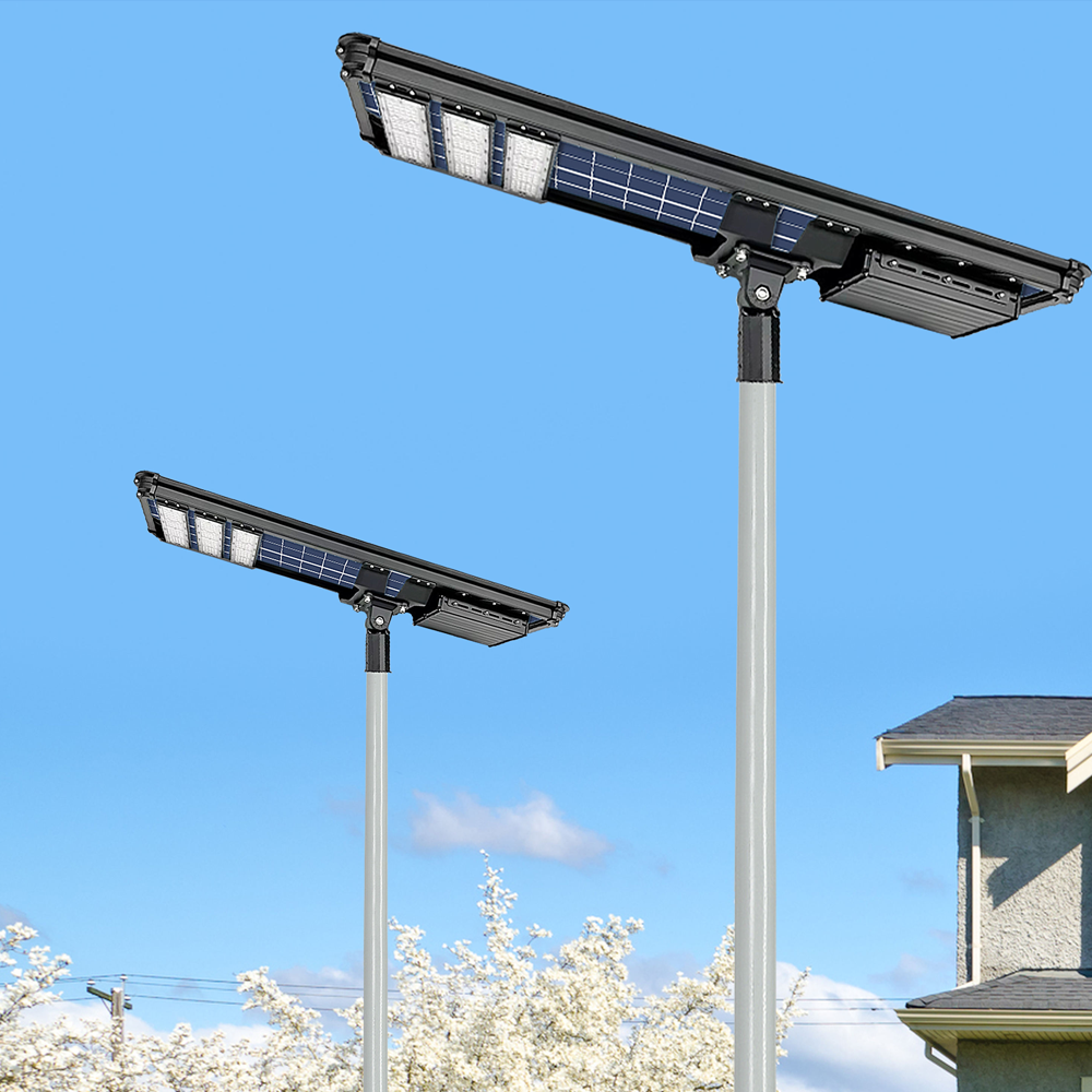 Hot Sale Outdoor Solar Powered Street Light Lamp High Power Waterproof All in One Solar Led Street Light