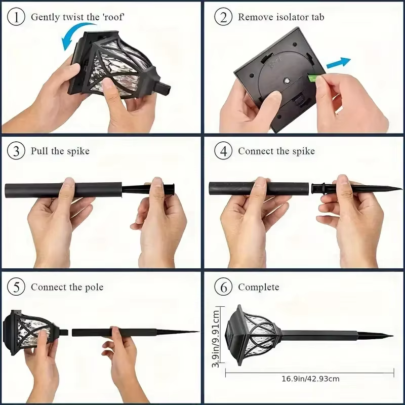 Solar Lawn Light Details 4