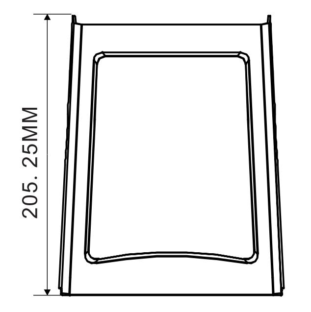 Dimensions 20W 30W 40W Front