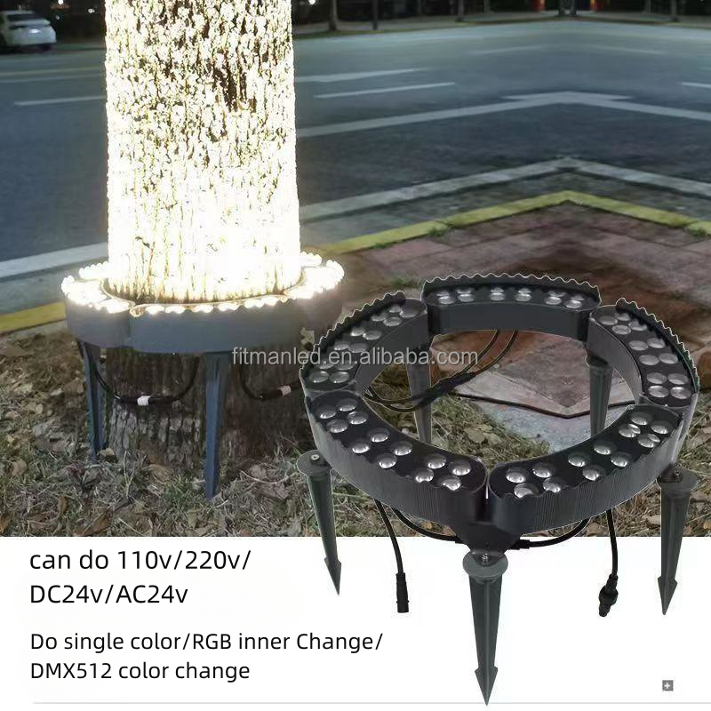 LED Solar Hug Tree Light 7