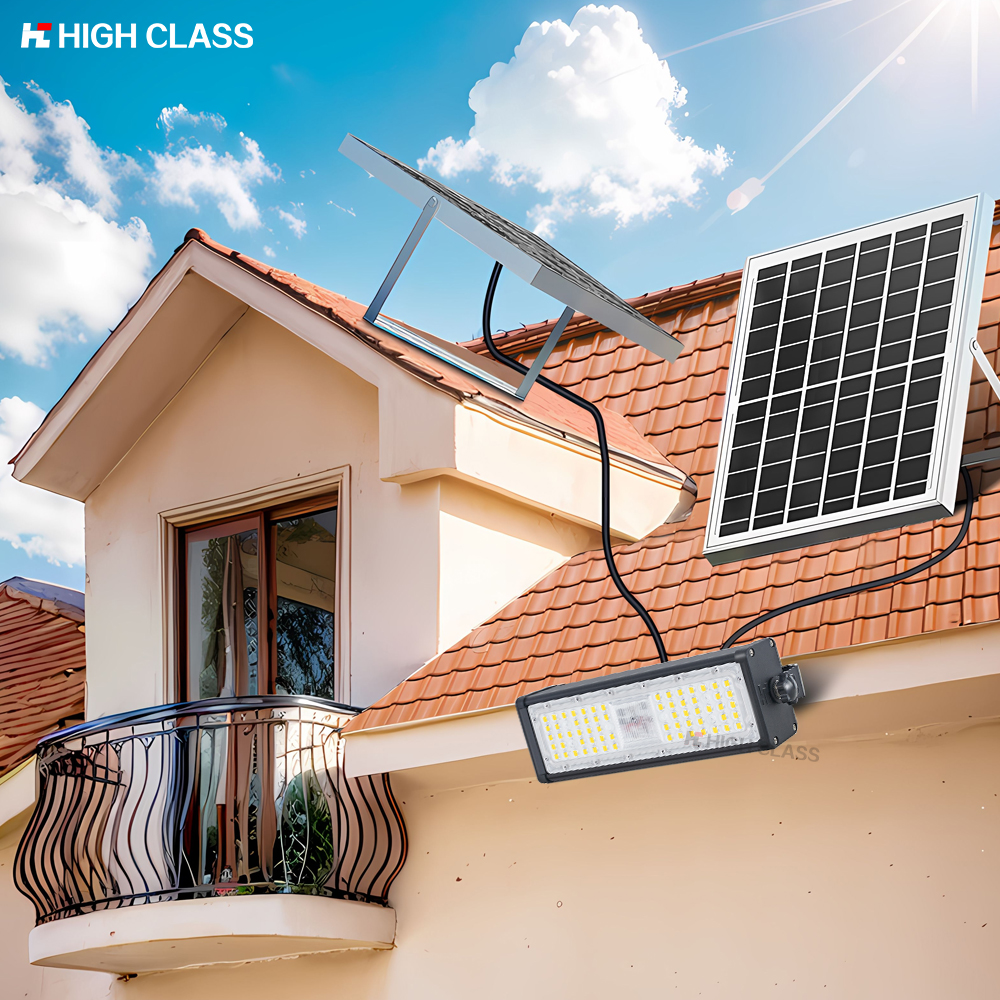 WERISE Factory Direct Sale Remote Control Aluminum Waterproof IP67 Outdoor 100W 2000W 300W Led Solar Flood Light Road