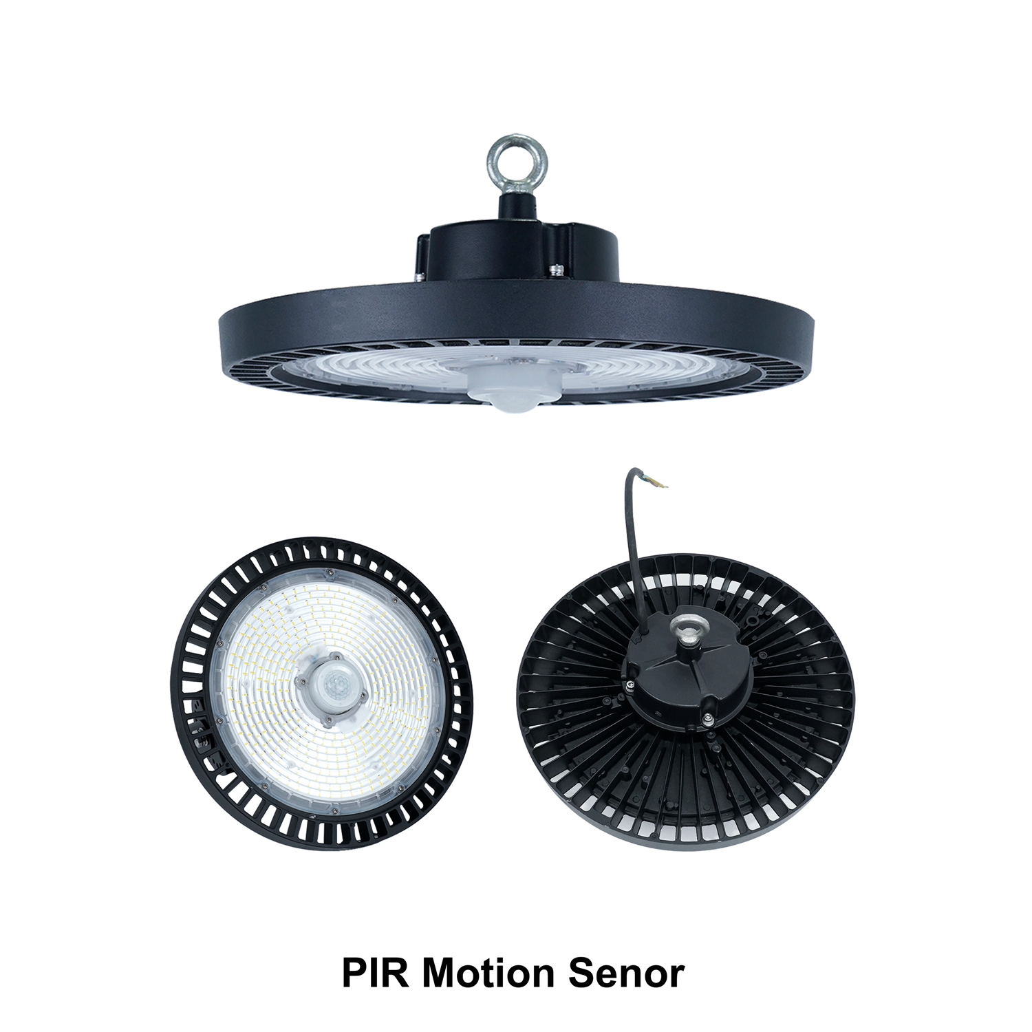 SaaS Group Control LED High Bay Light 240W 185LM/W Motion Sensor Pendant Design for Gym Industrial Construction