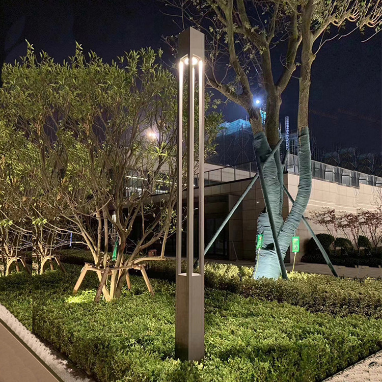 New Outdoor Simple Landscape Lighting IP65 Villa Community High Pole Street Light 2M LED Courtyard Light
