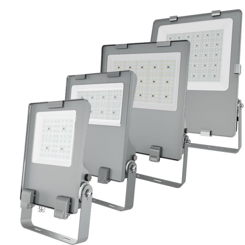 ZGSM Solar Flood Lighting 50 100 150 Watts IP66 Waterproof LED Solar Roadway Flood Lights with ENEC