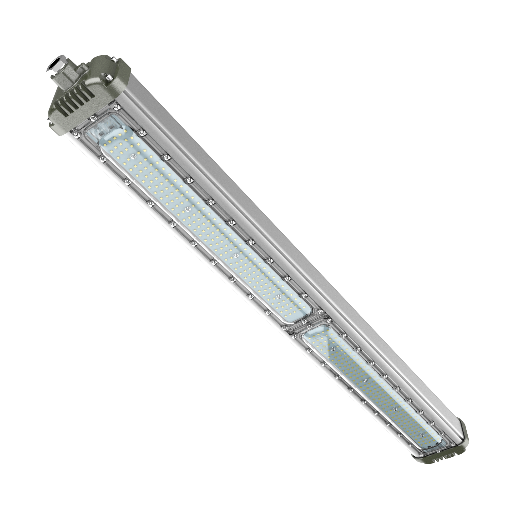 ATEX Certified IP66 20W 40W 60W Linear LED Explosion Proof Light for Chemical Industry