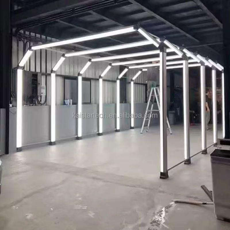 High Lumen IP54 6000K LED Car Detailing Garage &amp; Office/Hotel Workshop Lighting Modern Car Wash Light Tunnel OEM