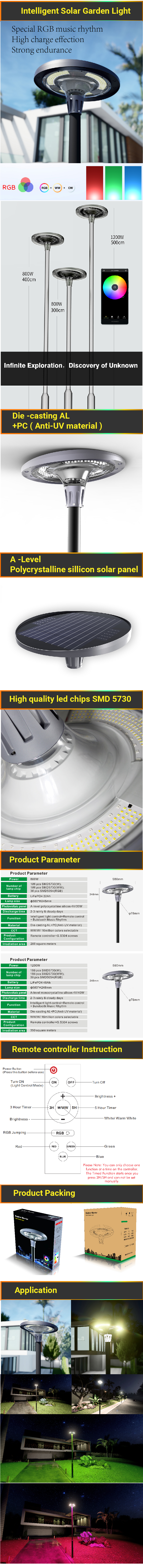 Solar Garden UFO Light Overview