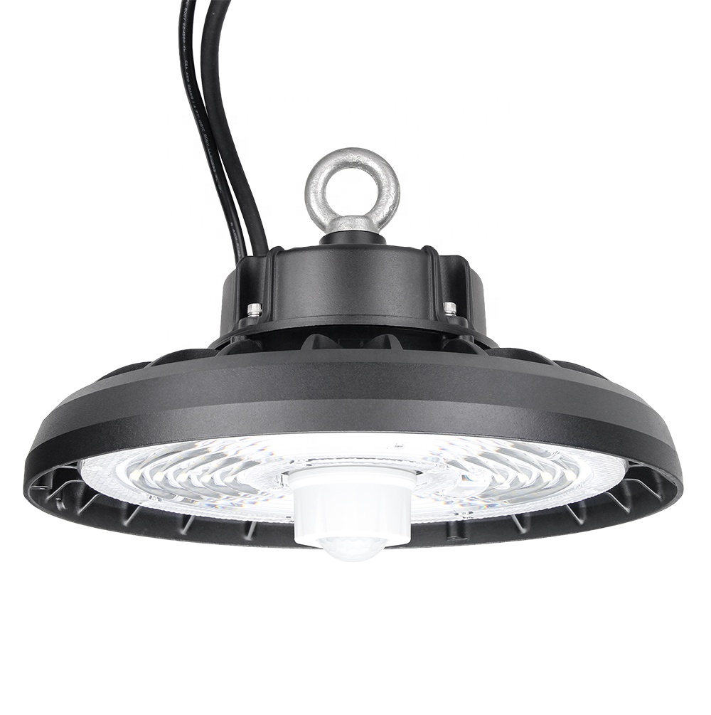 Minglight 3 CCT 3 Power Selectable UFO HighBay Light 100W-300W Warehouse LED UFO High Bay Light Aluminum Lamp Body ETL Certified