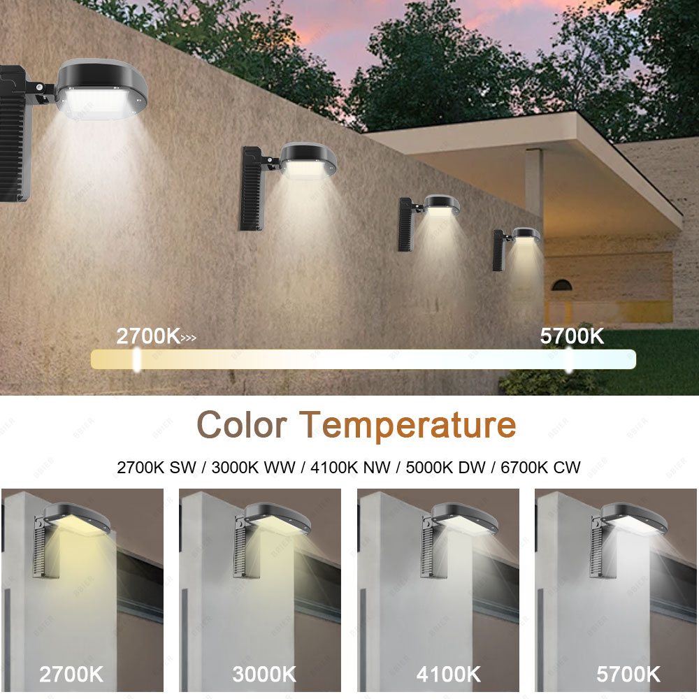 BBIER 60W 100W Outdoor Wall Mounted High Voltage AC 100-277V 5 Years Warranty Commercial Led Wall Pack Light